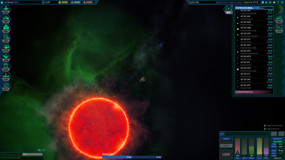 Flying in Space